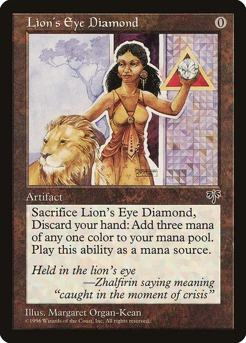 Lion's Eye Diamond · Mirage 307/353