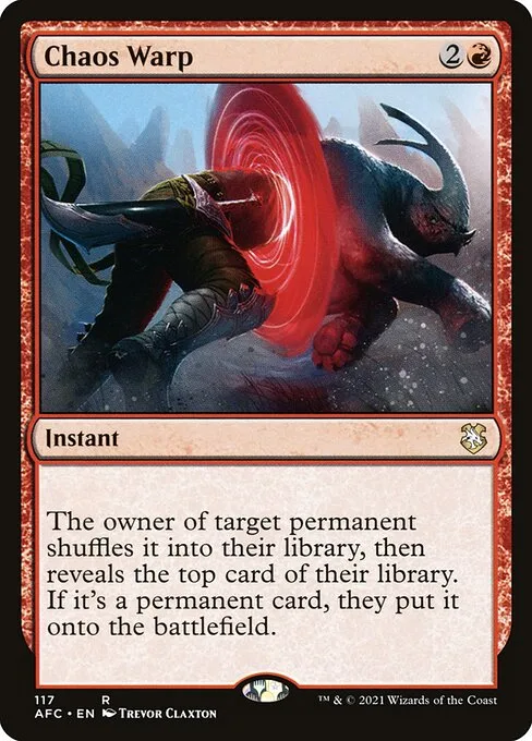 Chaos Warp · Forgotten Realms Commander 117/331