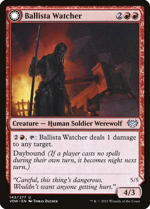 Ballista Watcher // Ballista Wielder · Innistrad: Crimson Vow 143/423