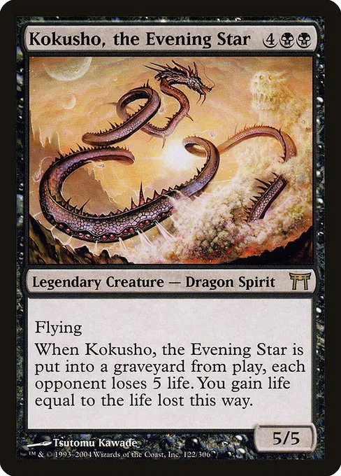 Kokusho, the Evening Star · Champions of Kamigawa 122/307