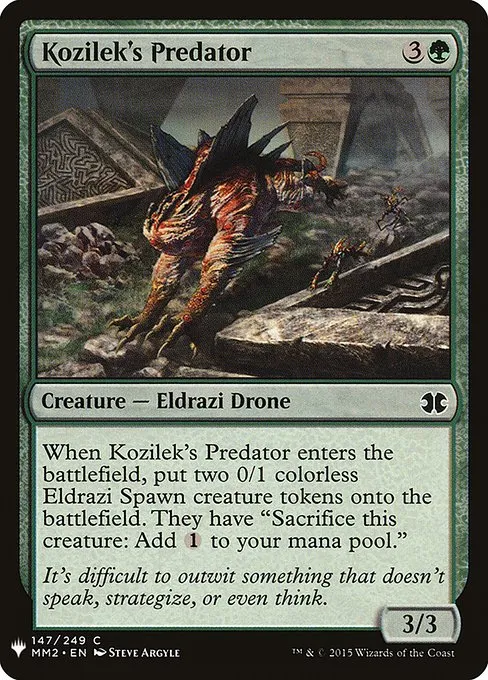 Kozilek's Predator · The List MM2-147/5050