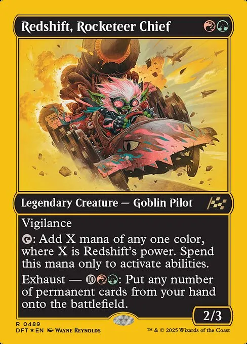 Redshift, Rocketeer Chief · Aetherdrift 489/553