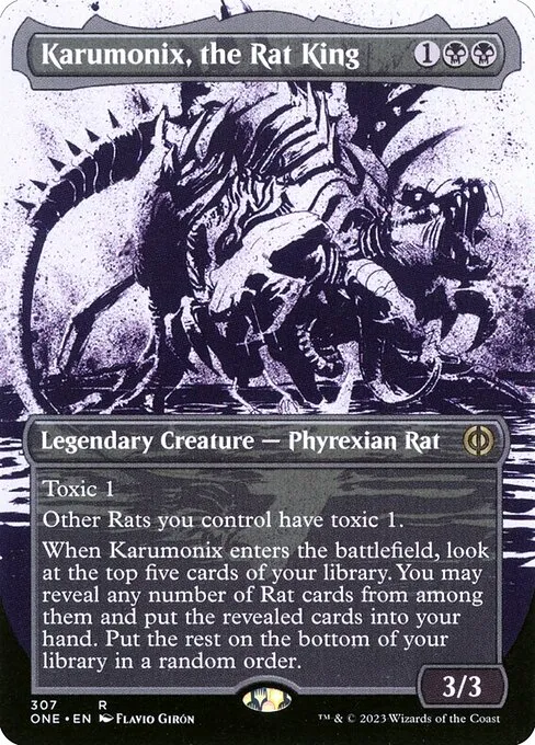 Karumonix, the Rat King · Phyrexia: All Will Be One 307/479