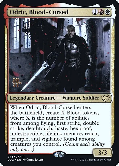Odric, Blood-Cursed · Innistrad: Crimson Vow Promos 243s/121