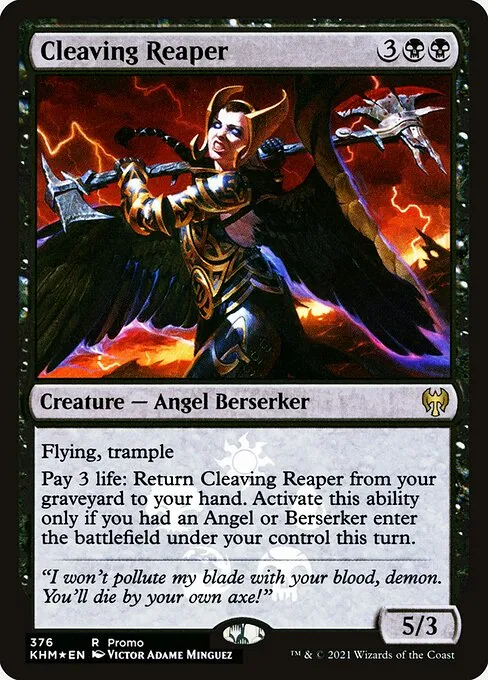 Cleaving Reaper · Kaldheim Promos 376★/158
