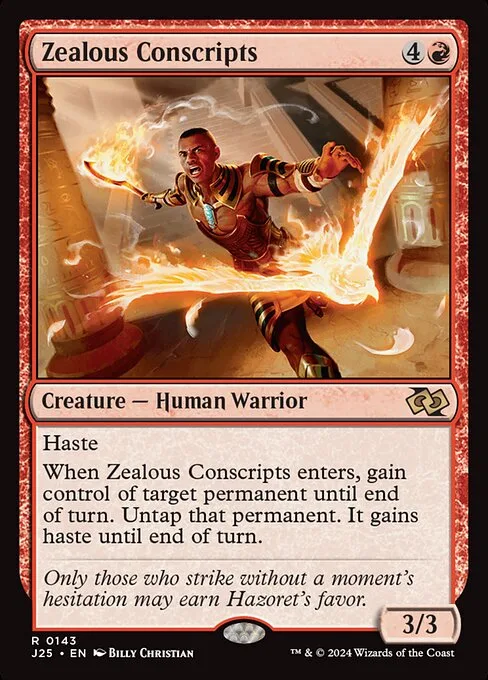 Zealous Conscripts · Foundations Jumpstart 143/779