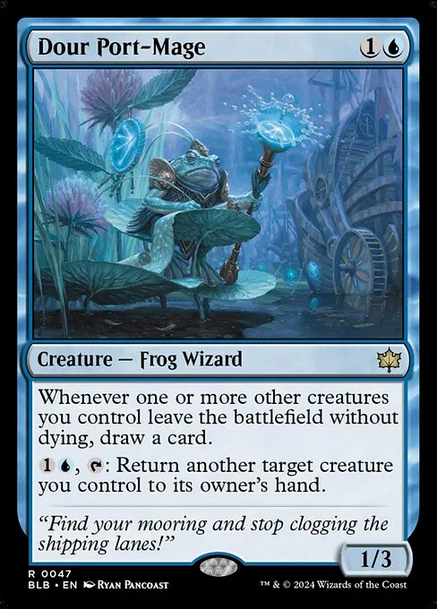 Dour Port-Mage · Bloomburrow 47/398