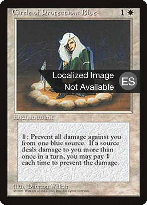 Circle of Protection: Blue · Fourth Edition Foreign Black Border 15/378
