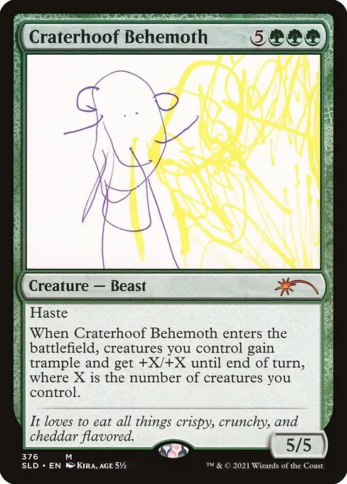 Craterhoof Behemoth · Secret Lair Drop 376/2547