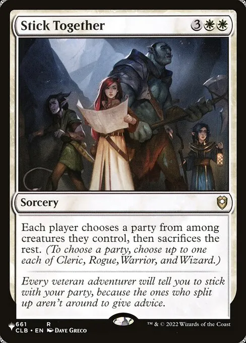 Stick Together · The List CLB-661/5050