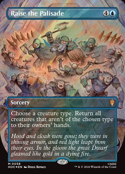 Raise the Palisade · The Hobbit Commander 58/7