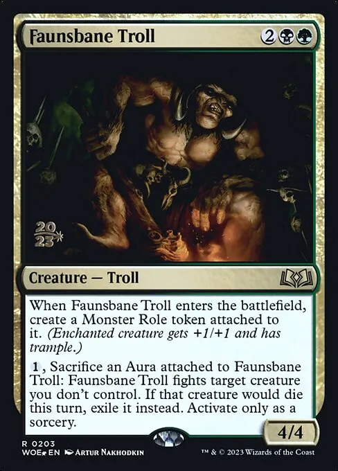 Faunsbane Troll · Wilds of Eldraine Promos 203s/160