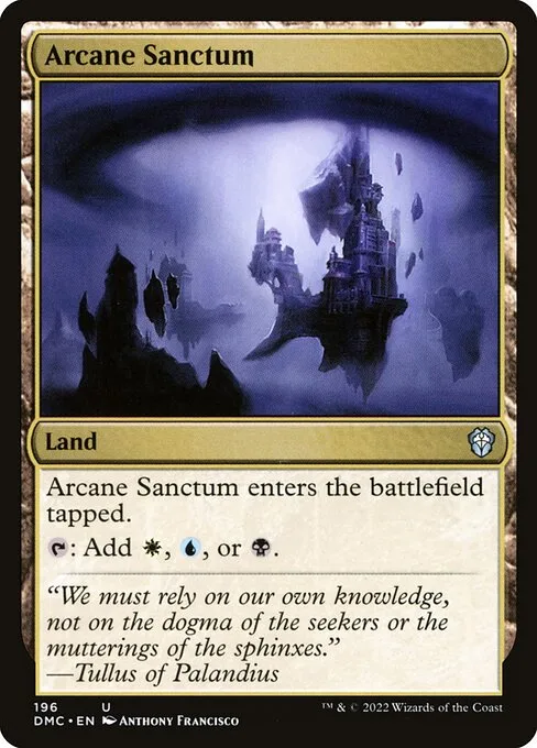 Arcane Sanctum · Dominaria United Commander 196/240