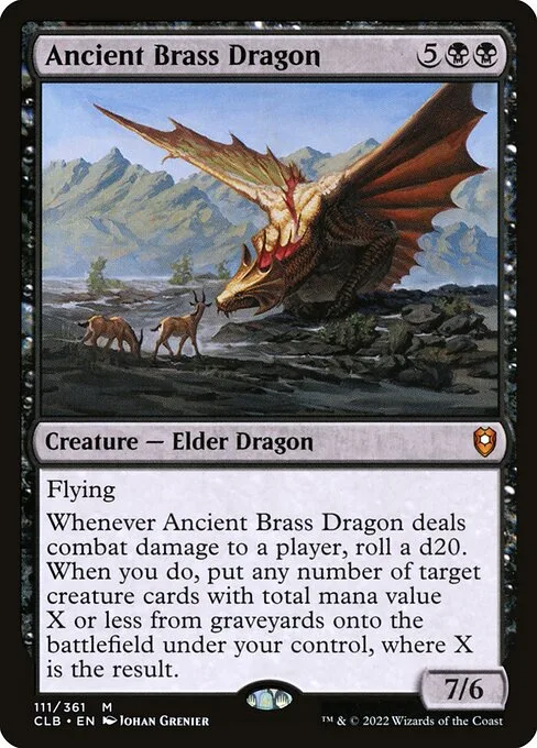 Ancient Brass Dragon · Commander Legends: Battle for Baldur's Gate 111/936