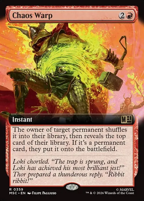Chaos Warp · Marvel Super Heroes Commander 359/9