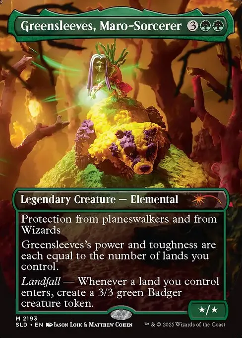 Greensleeves, Maro-Sorcerer · Secret Lair Drop 2193/2547