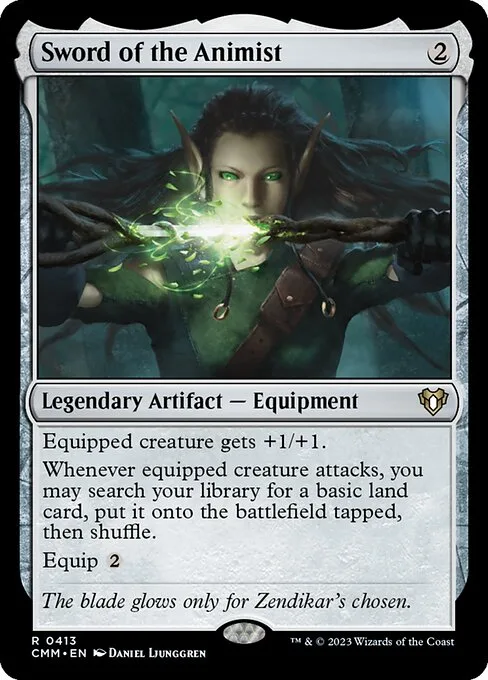 Sword of the Animist · Commander Masters 413/1067