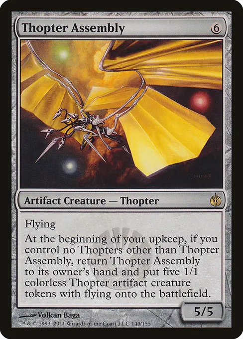 Thopter Assembly · Mirrodin Besieged 140/155