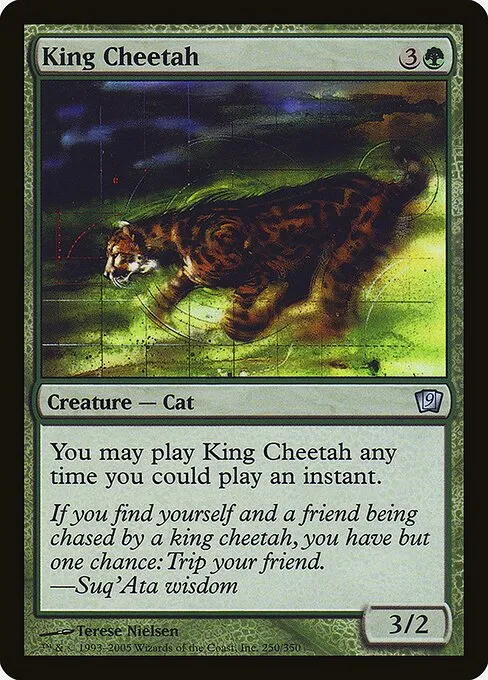 King Cheetah · Ninth Edition 250★/710