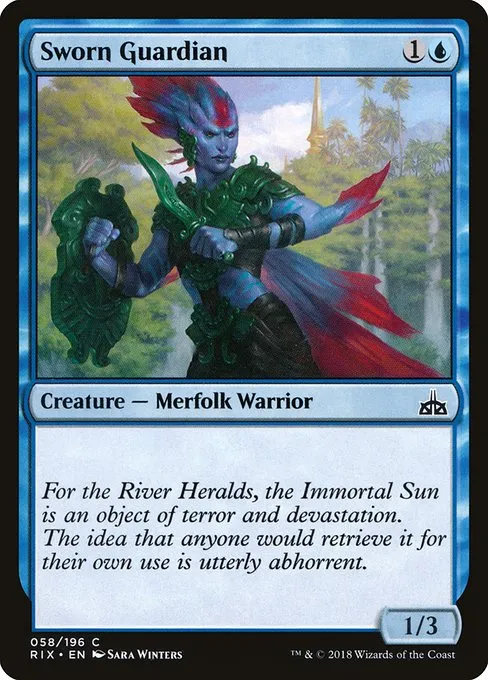 Sworn Guardian · Rivals of Ixalan 58/205