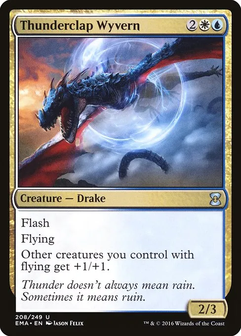 Thunderclap Wyvern · Eternal Masters 208/249