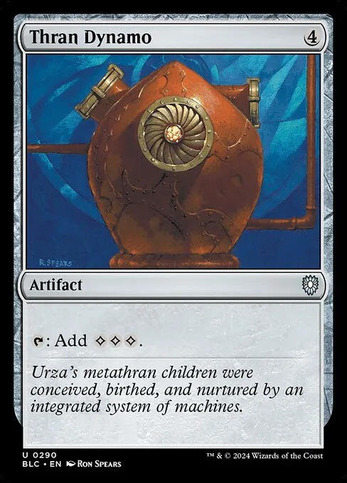 Thran Dynamo · Bloomburrow Commander 290/356