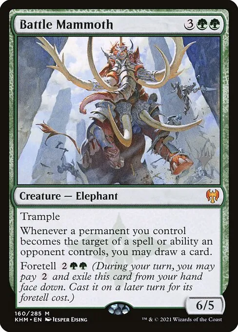 Battle Mammoth · Kaldheim Promos 160p/158