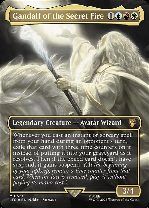 Gandalf of the Secret Fire · Tales of Middle-earth Commander 551/591