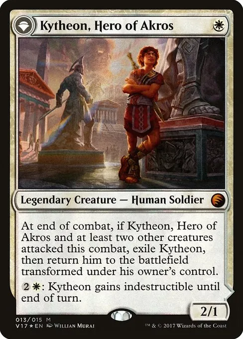 Kytheon, Hero of Akros // Gideon, Battle-Forged · From the Vault: Transform 13/16