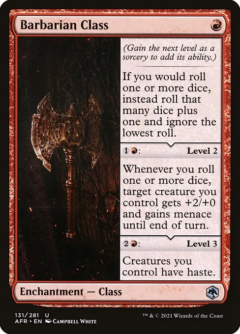 Barbarian Class · Adventures in the Forgotten Realms 131/424