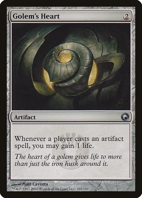Golem's Heart · Scars of Mirrodin 161/249