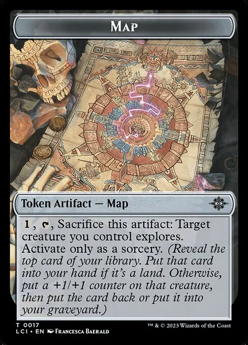 Map · The Lost Caverns of Ixalan Tokens 17/19