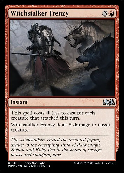 Witchstalker Frenzy · Wilds of Eldraine 159/381
