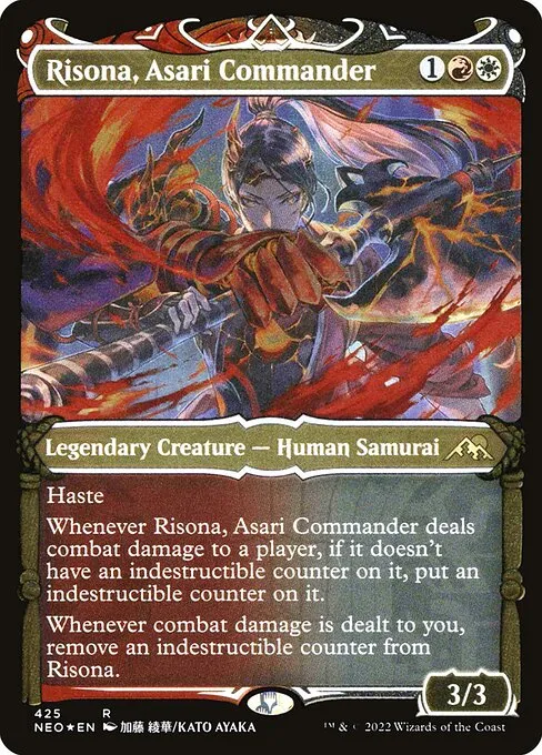 Risona, Asari Commander · Kamigawa: Neon Dynasty 425/531
