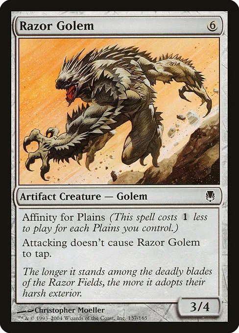 Razor Golem · Darksteel 137/165