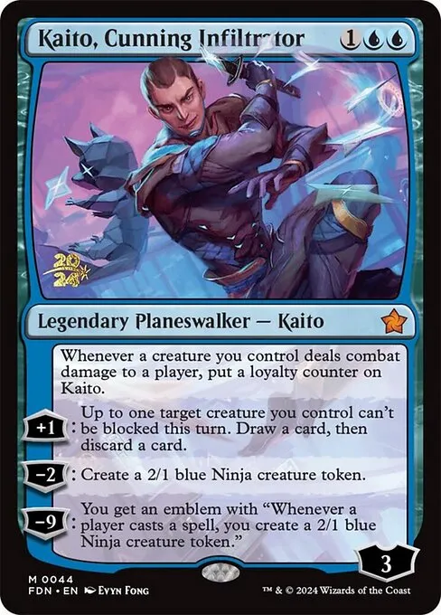 Kaito, Cunning Infiltrator · Foundations Promos 44s/106