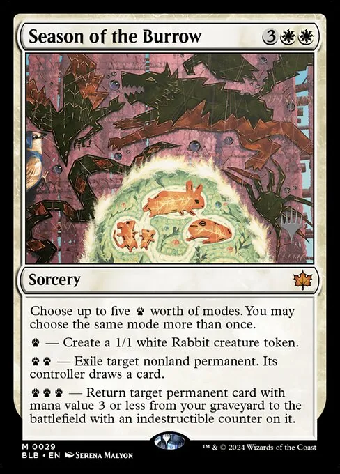 Season of the Burrow · Bloomburrow Promos 29p/160