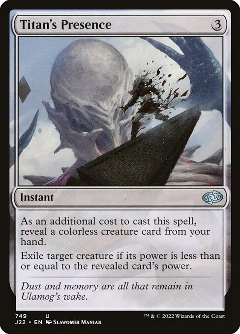 Titan's Presence · Jumpstart 2022 749/835