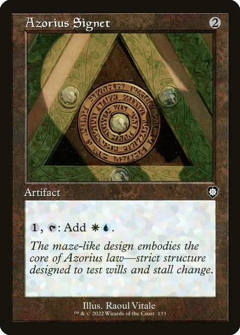 Azorius Signet · The Brothers' War Commander 133/209