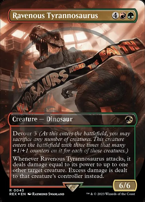 Ravenous Tyrannosaurus · Jurassic World Collection 43/45
