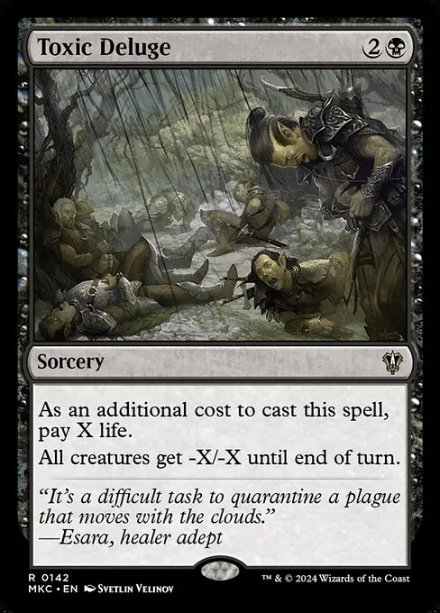Toxic Deluge · Murders at Karlov Manor Commander 142/358
