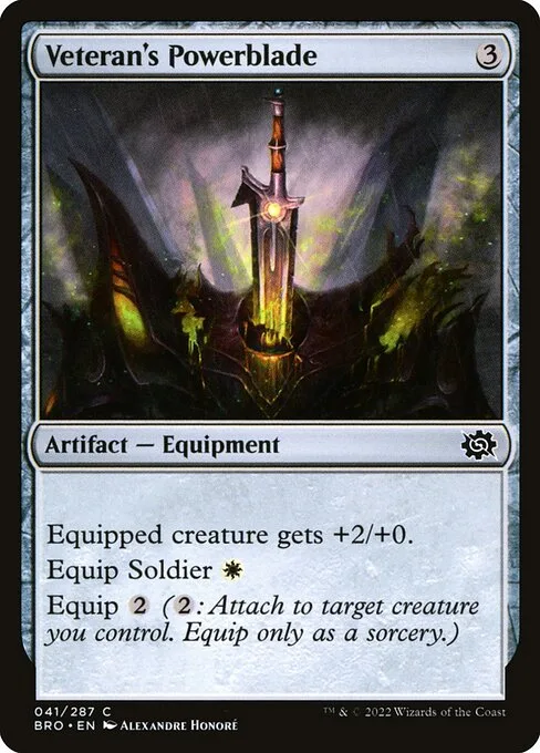 Veteran's Powerblade · The Brothers' War 41/399