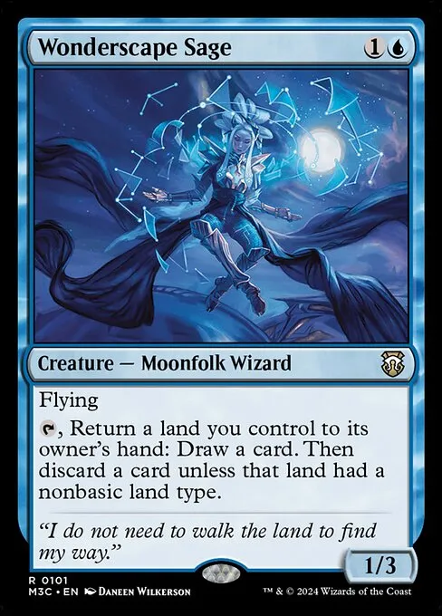 Wonderscape Sage · Modern Horizons 3 Commander 101/398