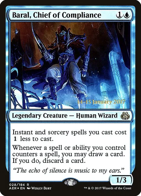 Baral, Chief of Compliance · Aether Revolt Promos 28s/65