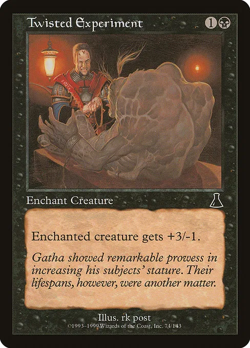 Twisted Experiment · Urza's Destiny 74/143