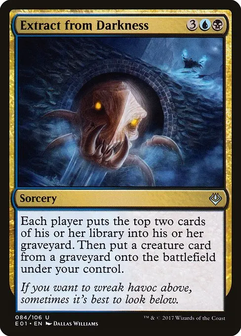 Extract from Darkness · Archenemy: Nicol Bolas 84/106