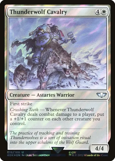 Thunderwolf Cavalry · Warhammer 40,000 Commander 16★/617