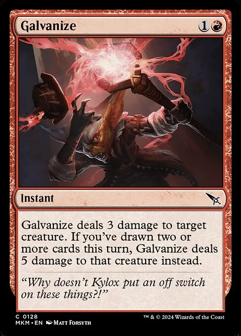 Galvanize · Murders at Karlov Manor 128/451