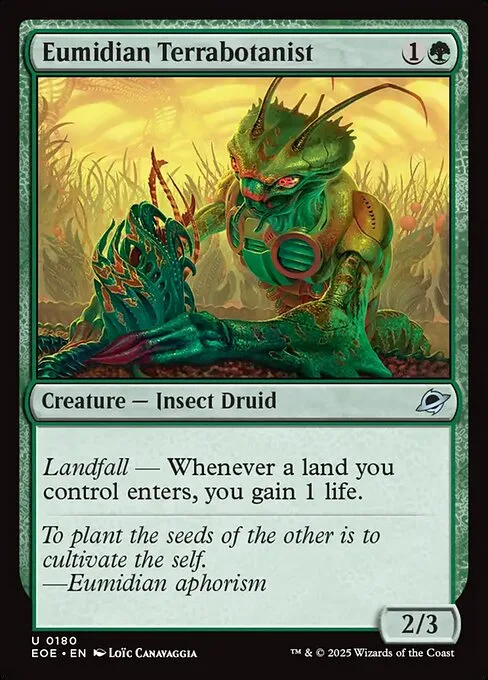 Eumidian Terrabotanist · Edge of Eternities 180/400