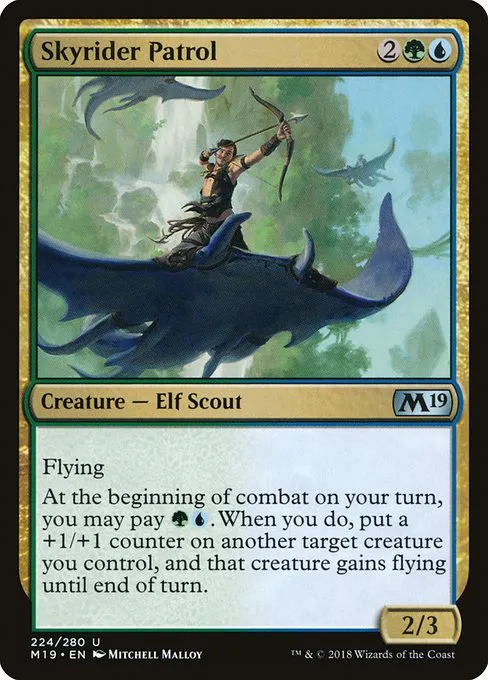 Skyrider Patrol · Core Set 2019 224/314